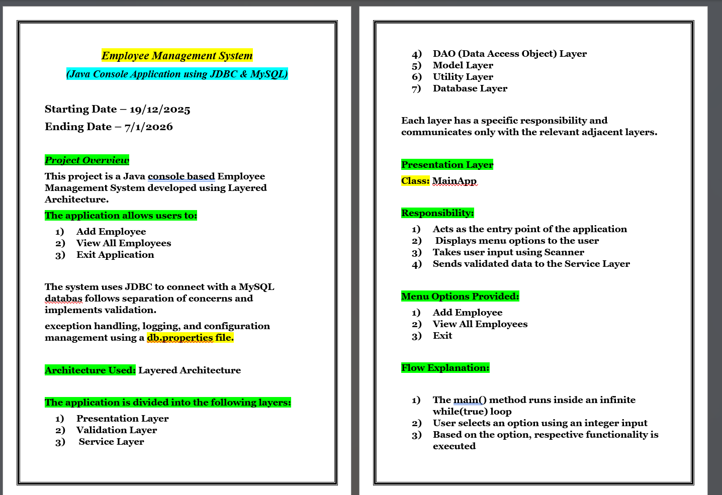 Employee Screenshot 2